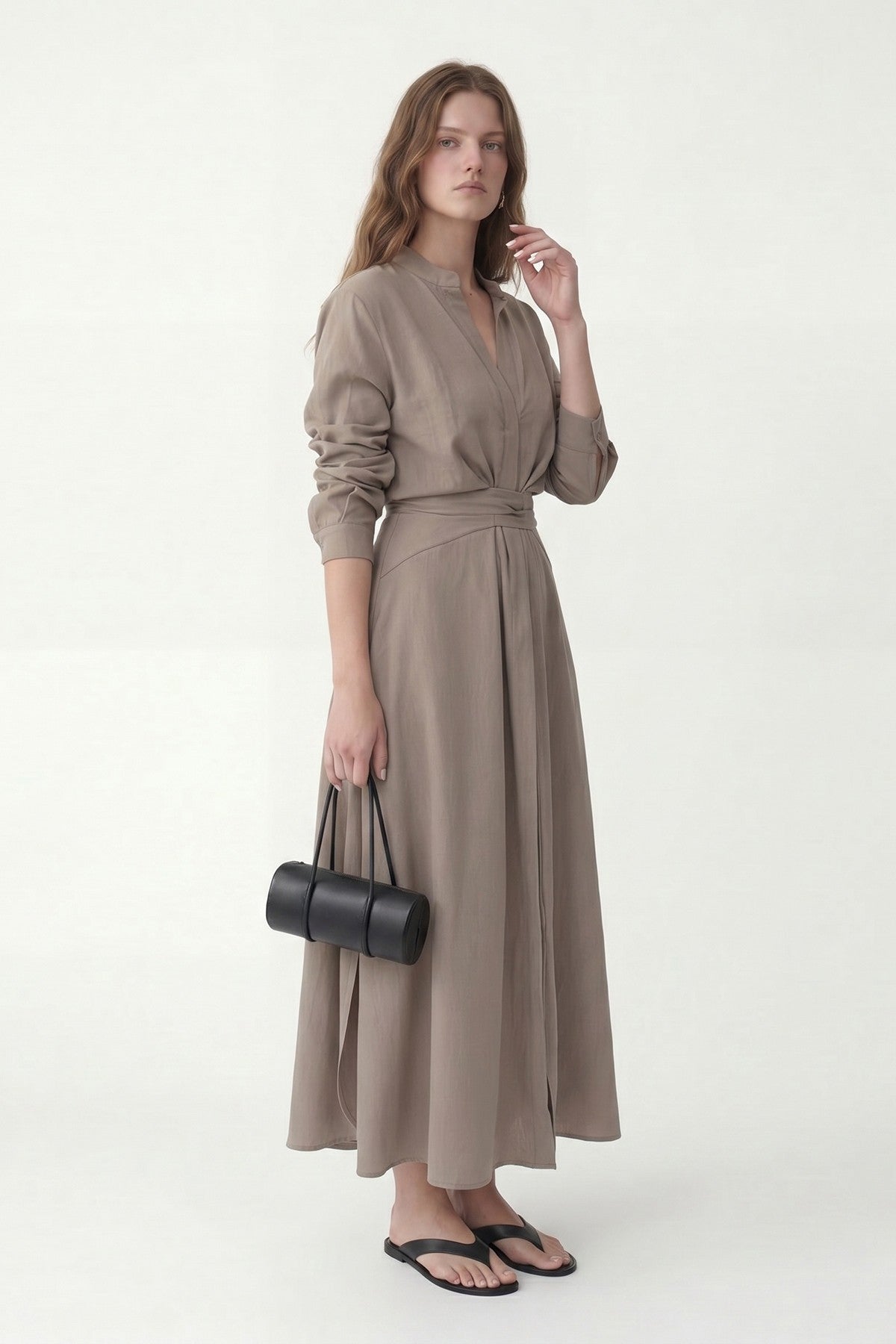Antioch 100% Lyocell Women's Dress with Belt