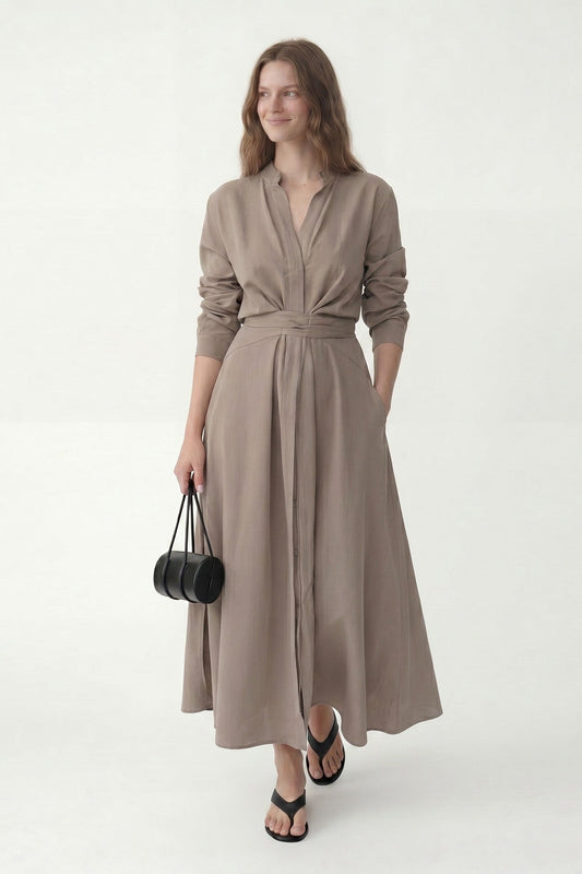 Antioch 100% Lyocell Women's Dress with Belt
