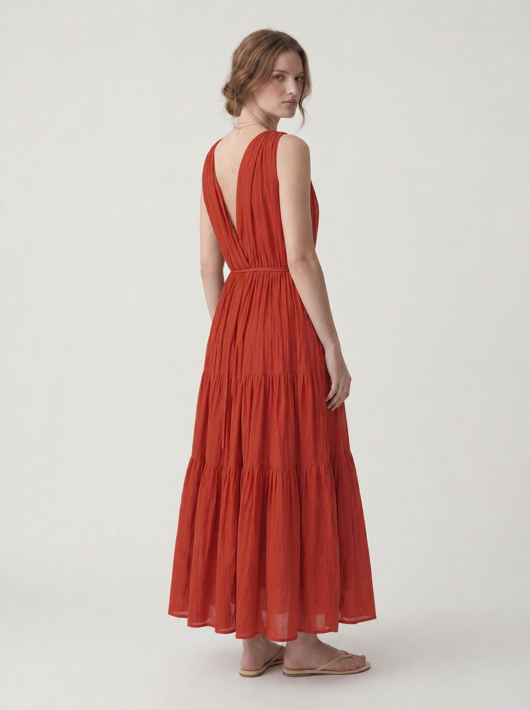 Vual Cotton Women's Midi Dress