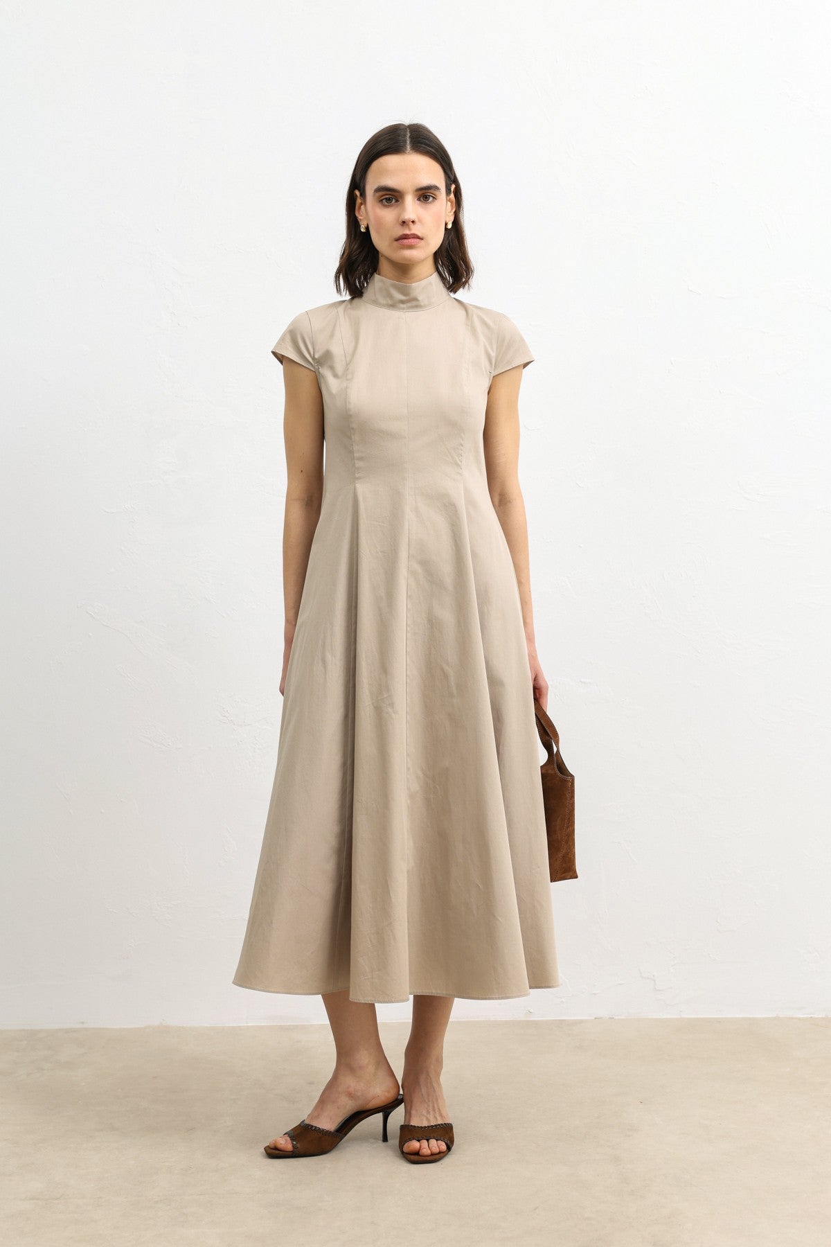 Antioch Poplin Women's Midi Dress