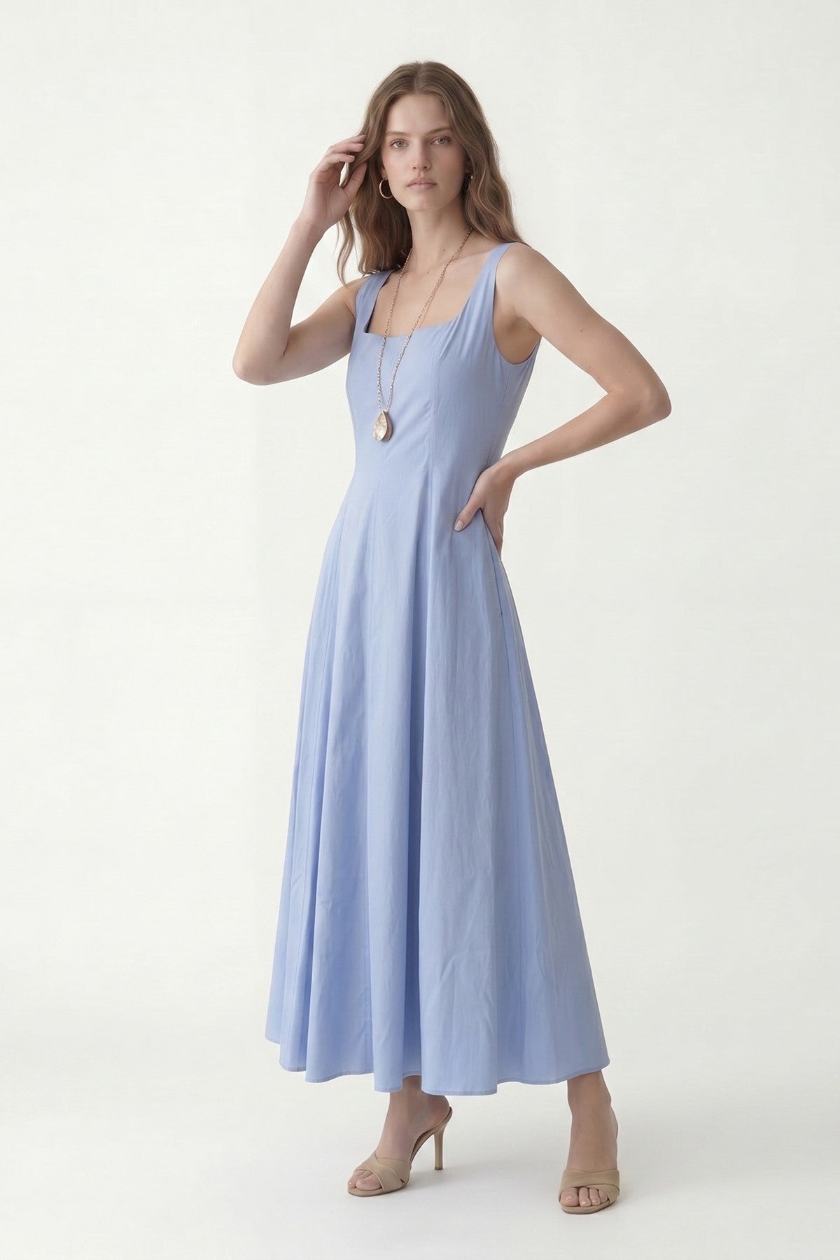 Antioch Strapless Poplin Women's Dress