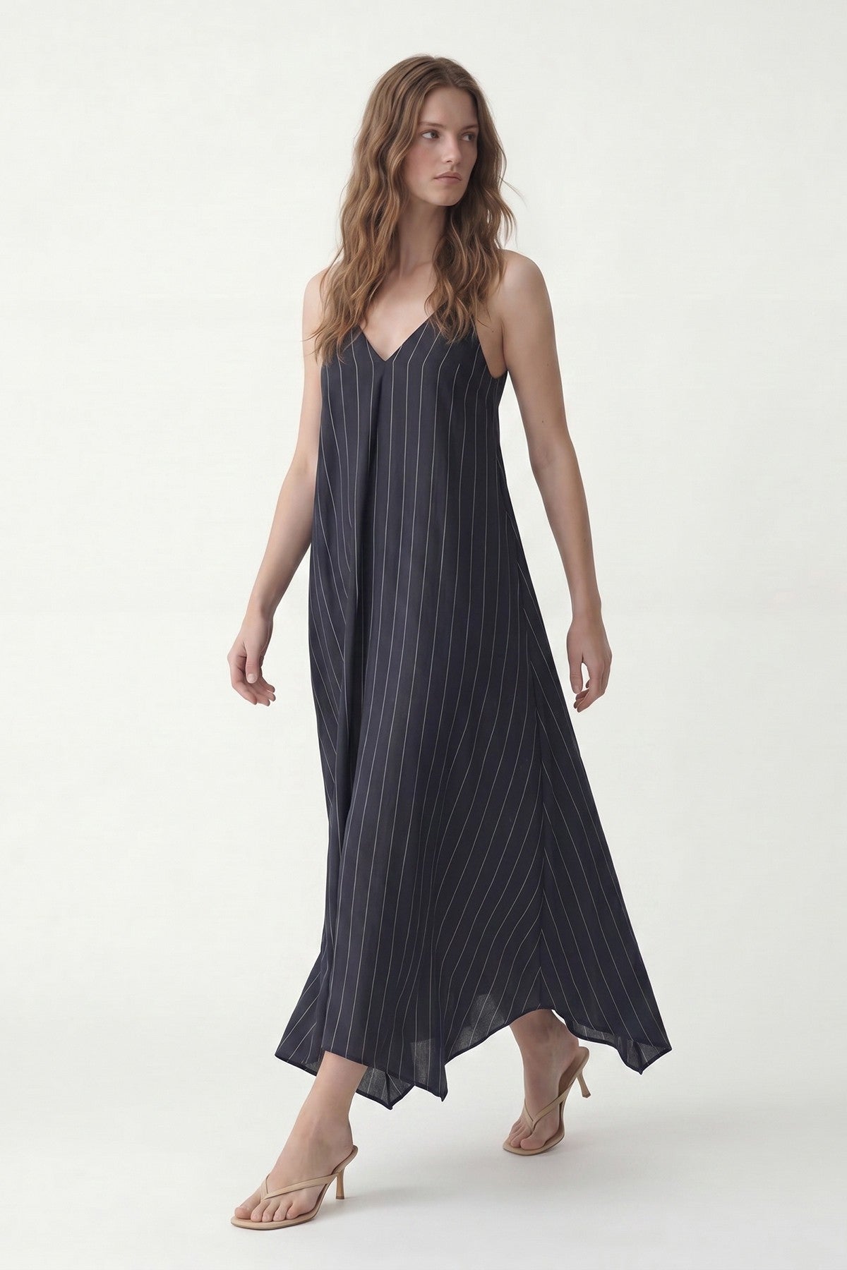 Antioch Women's Striped Dress with Modal Blend