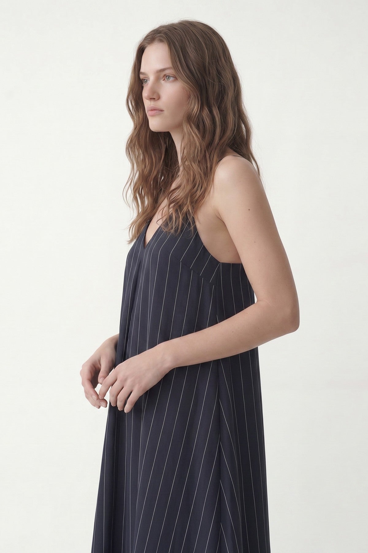 Antioch Women's Striped Dress with Modal Blend
