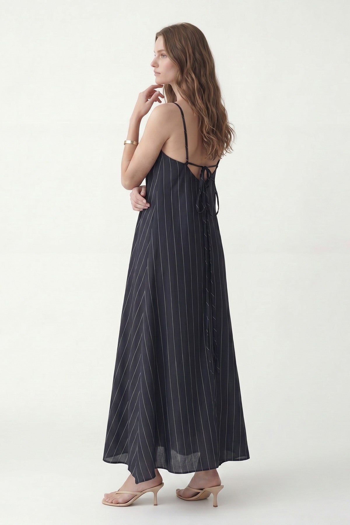 Antioch Women's Striped Dress with Modal Blend