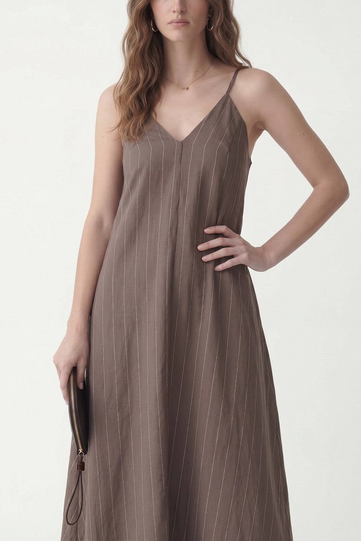 Antioch Women's Striped Dress with Modal Blend