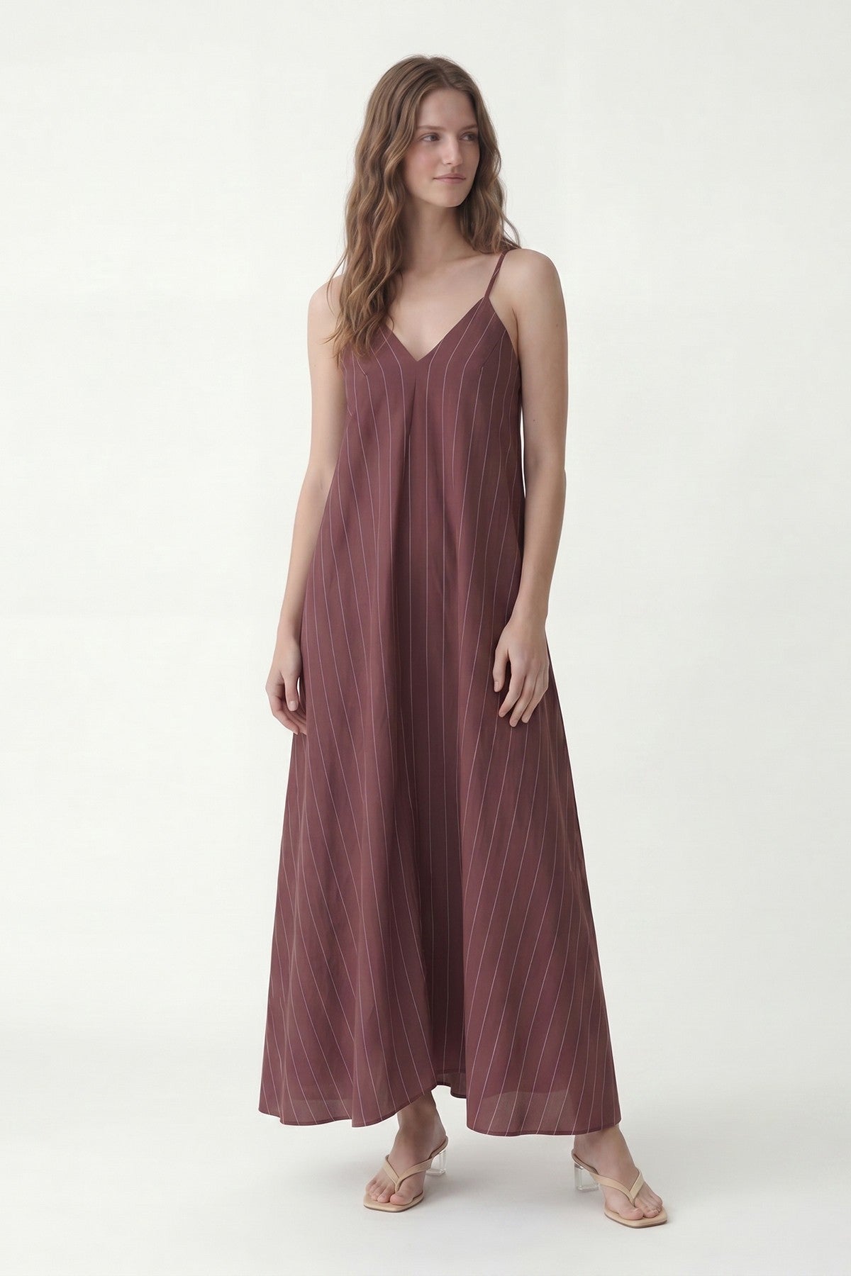 Antioch Women's Striped Dress with Modal Blend