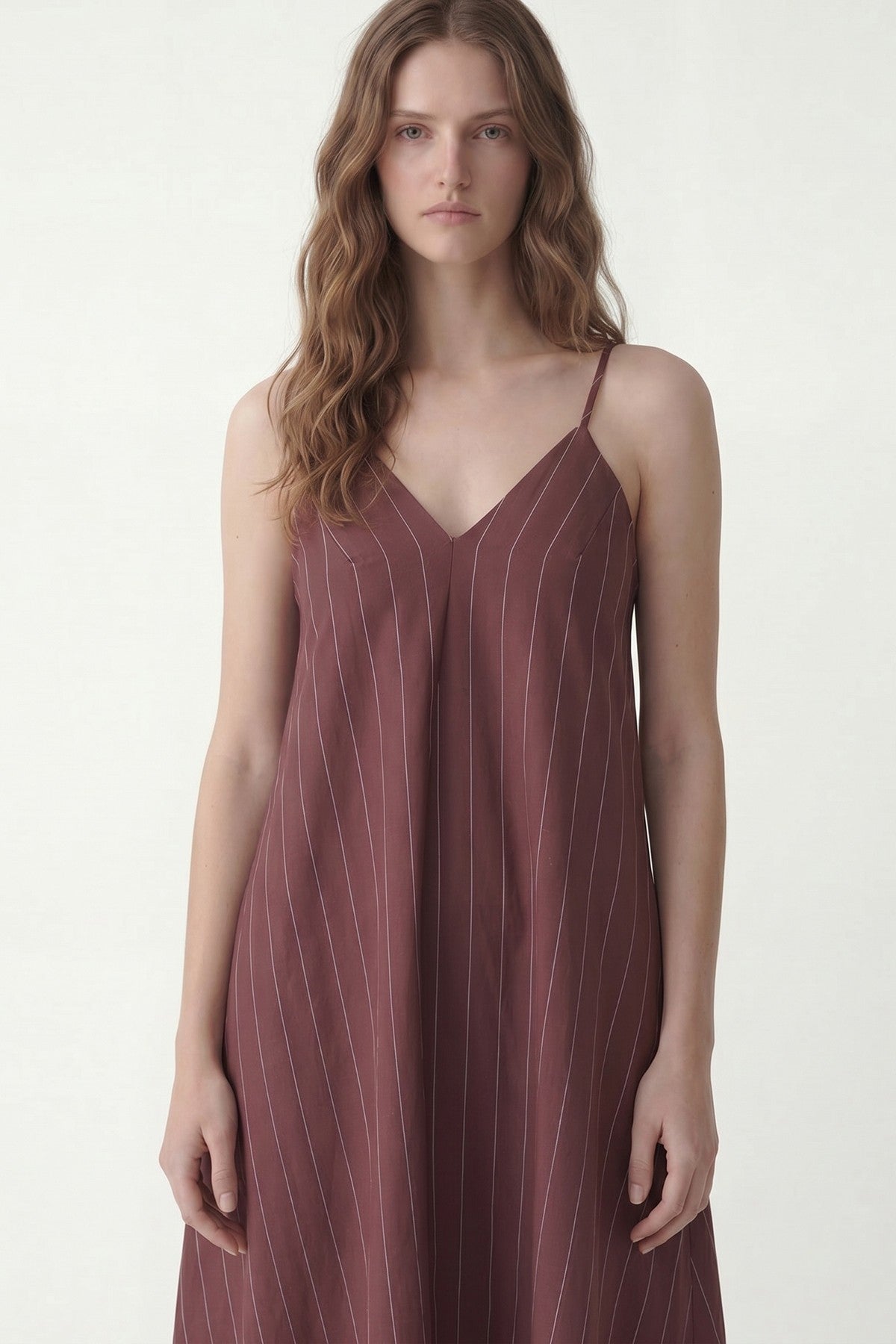 Antioch Women's Striped Dress with Modal Blend