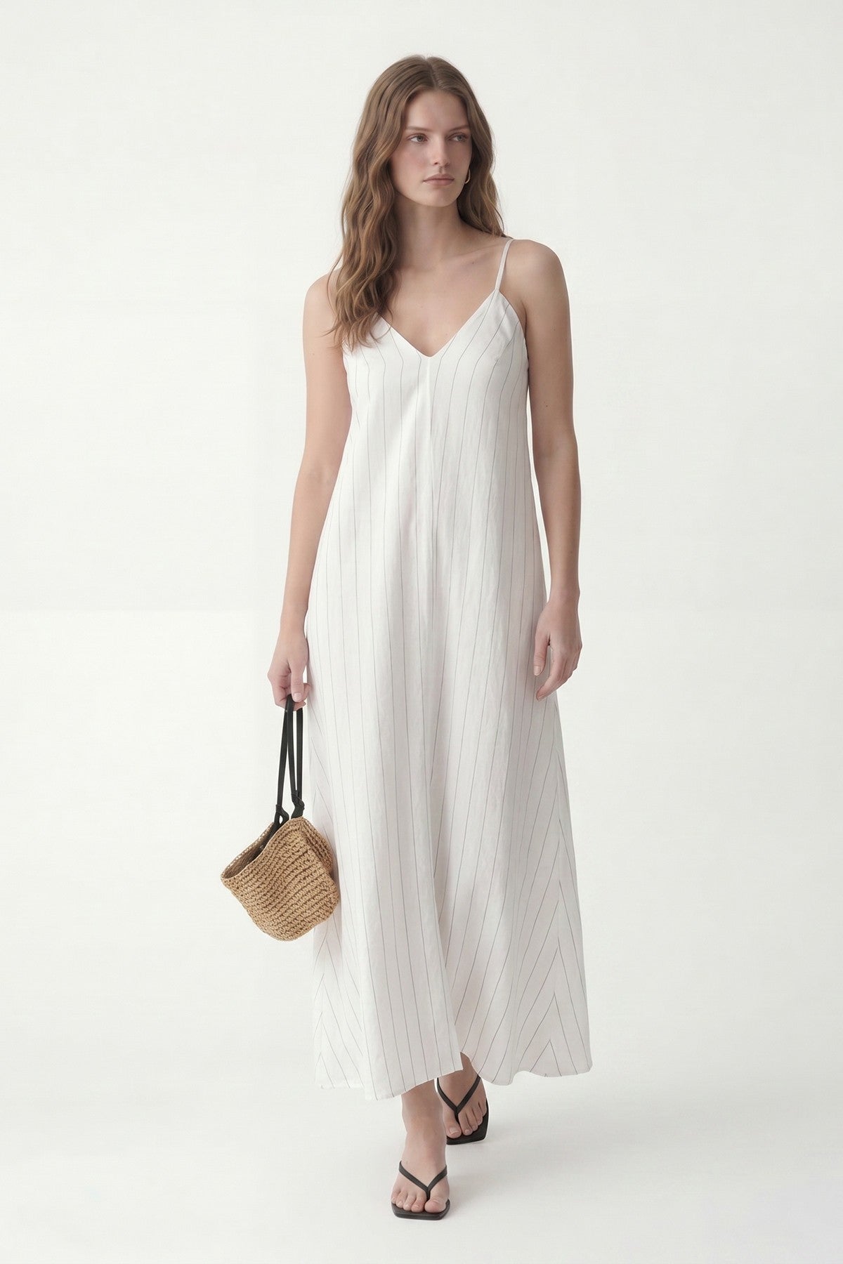 Antioch Women's Striped Dress with Modal Blend