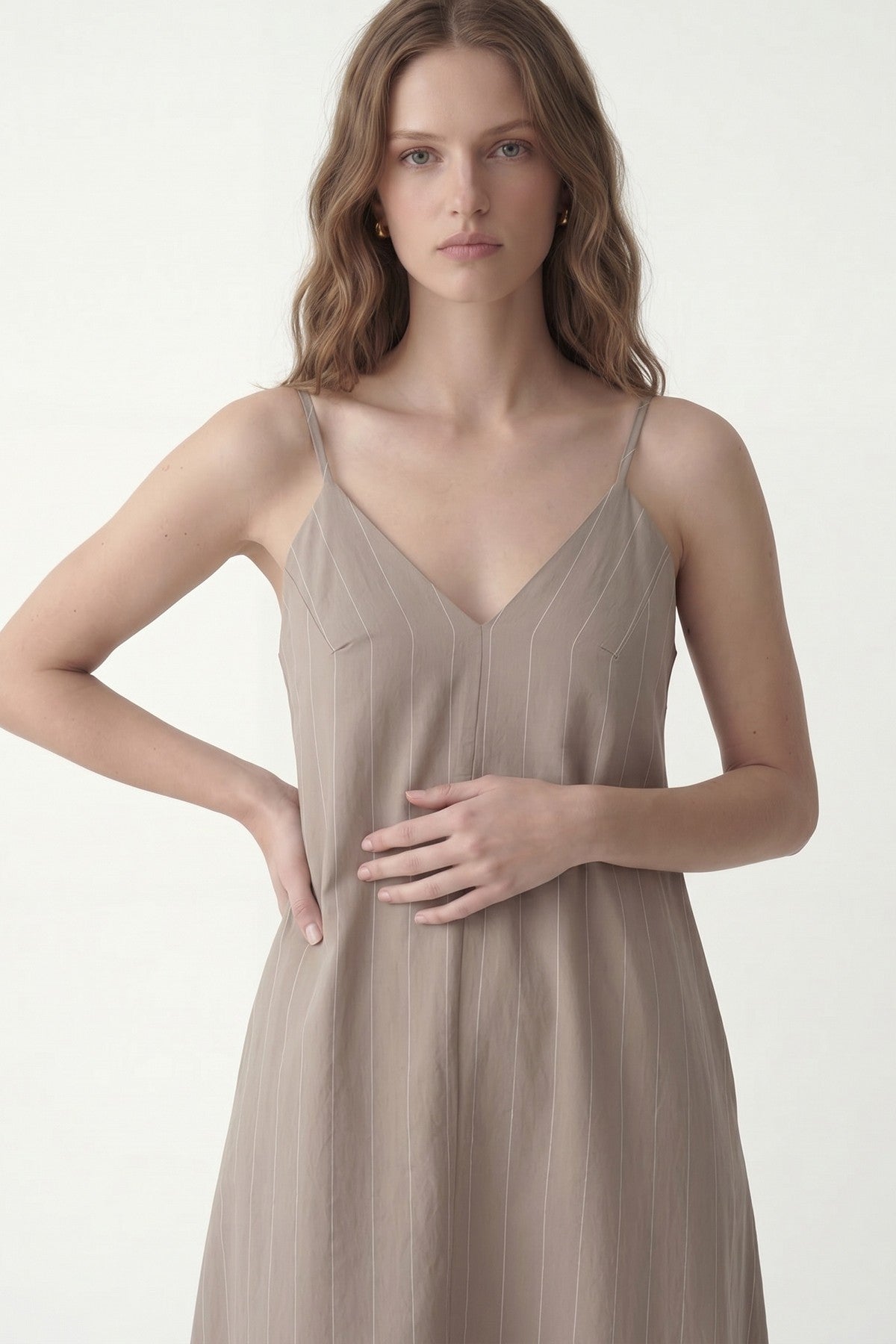 Antioch Women's Striped Dress with Modal Blend