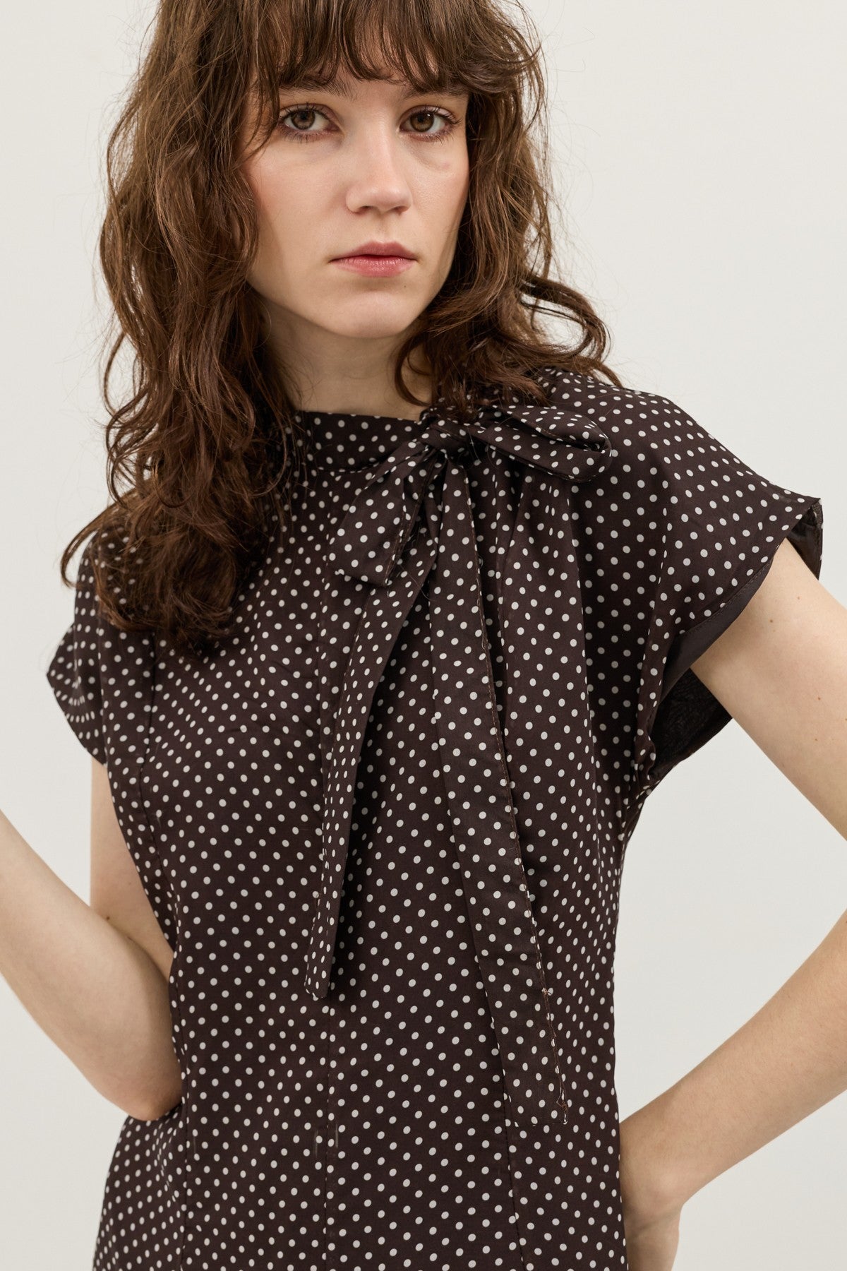 Antioch Polka-Dot Women's Midi Dress