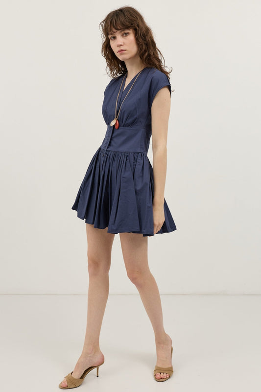 Women's Mini Poplin Dress