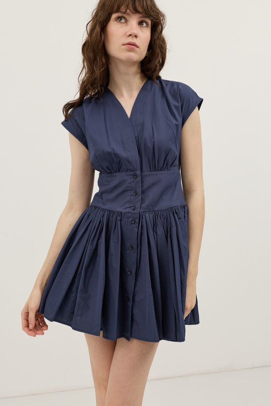 Women's Mini Poplin Dress