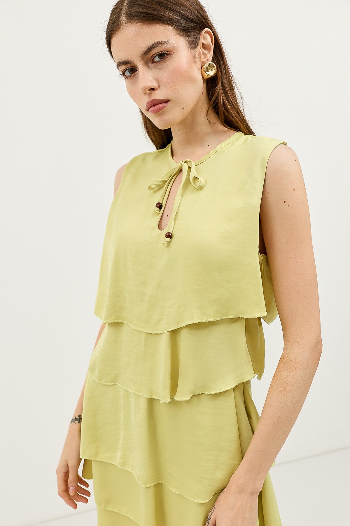 Women's Ruffled Mini Dress