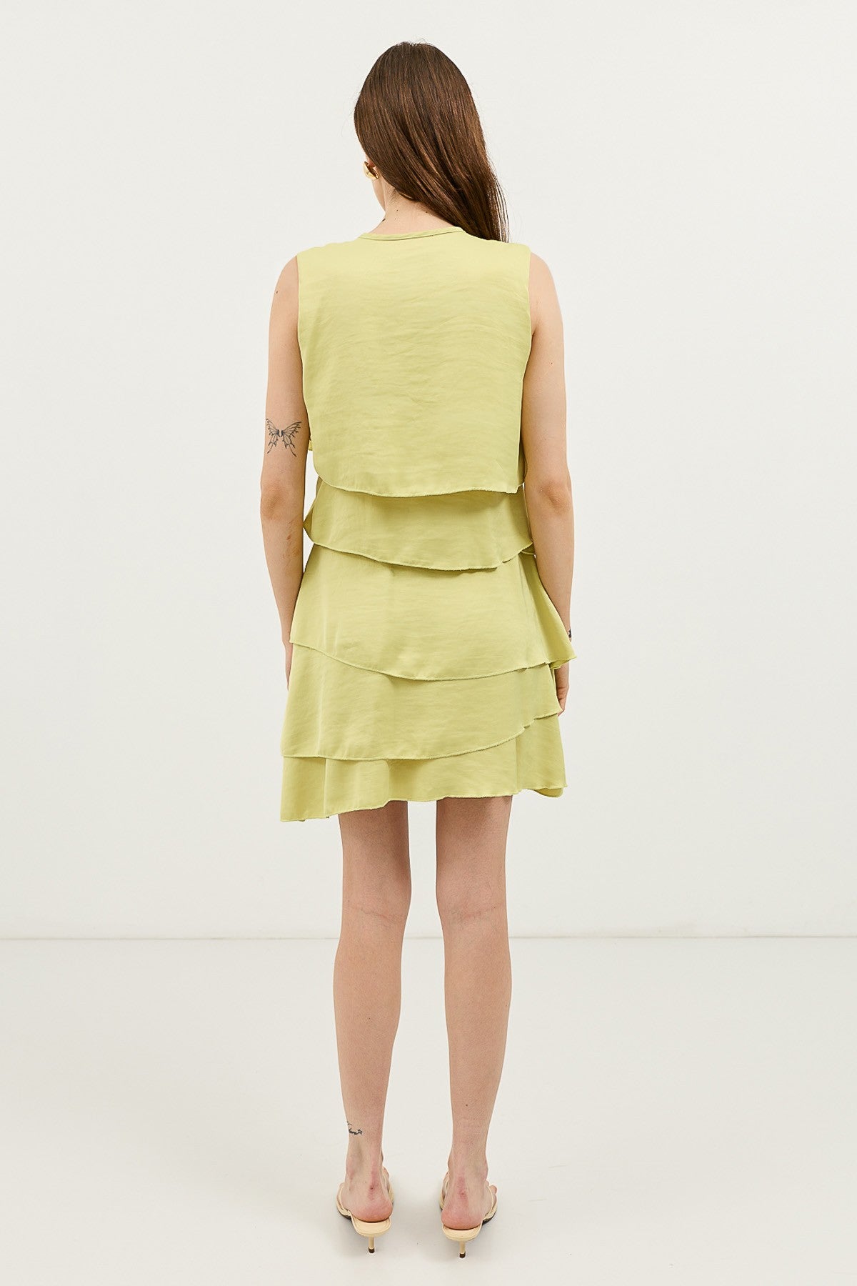 Women's Ruffled Mini Dress