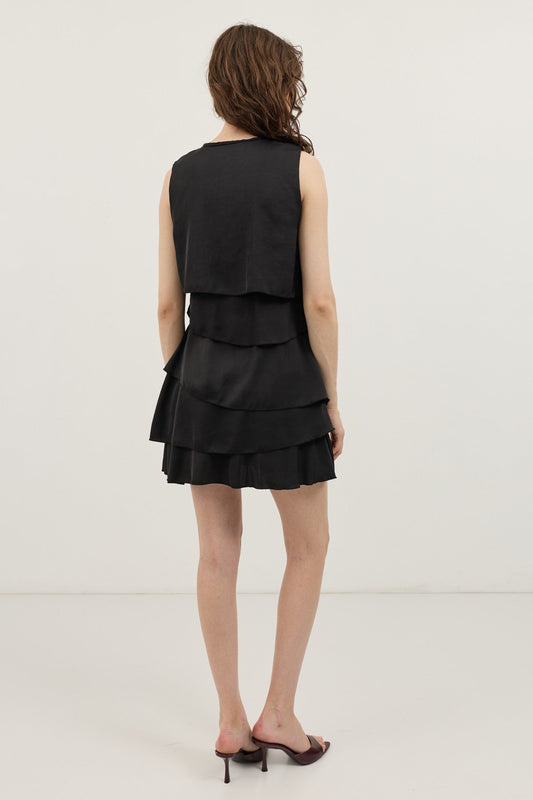 Women's Ruffled Mini Dress