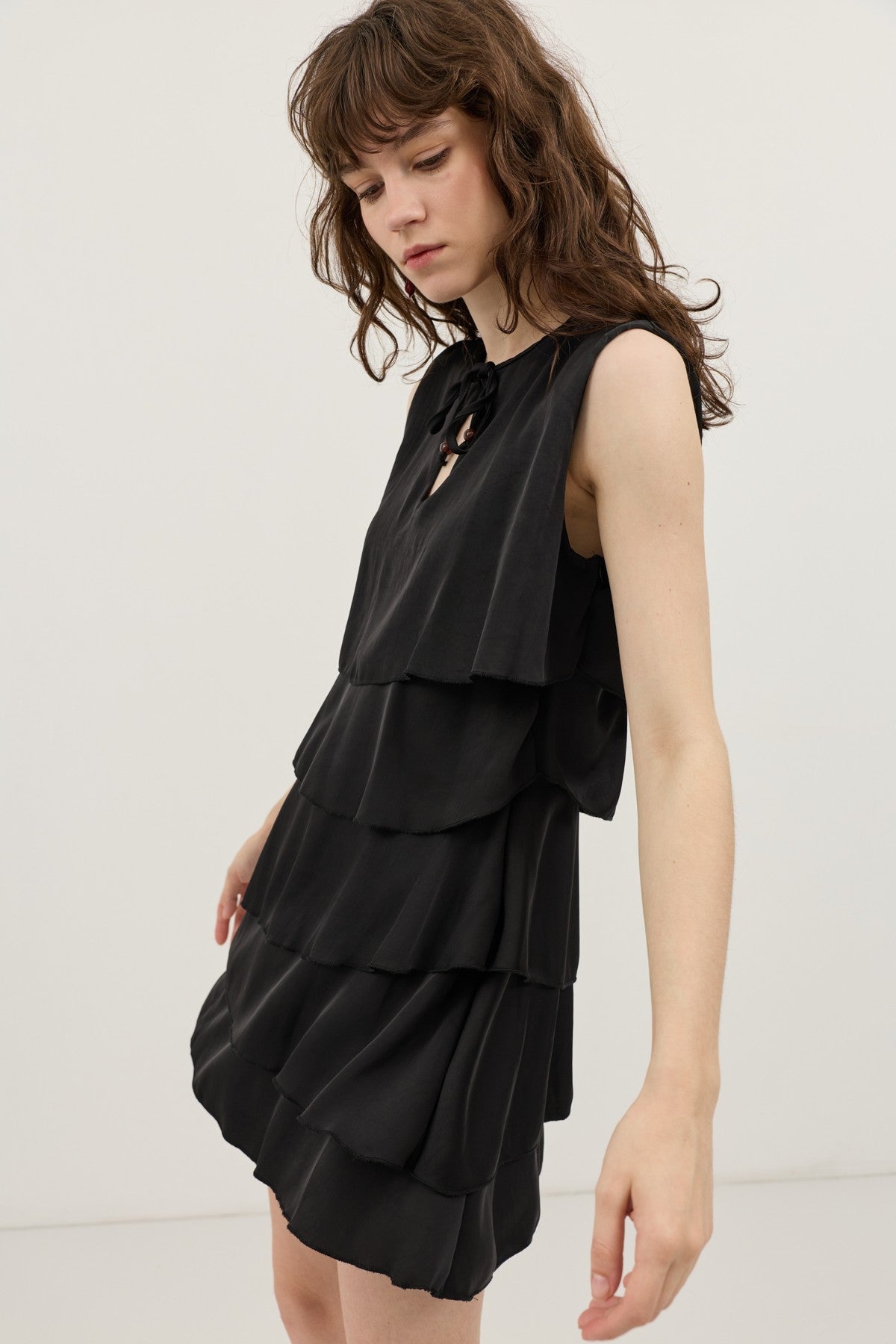 Women's Ruffled Mini Dress