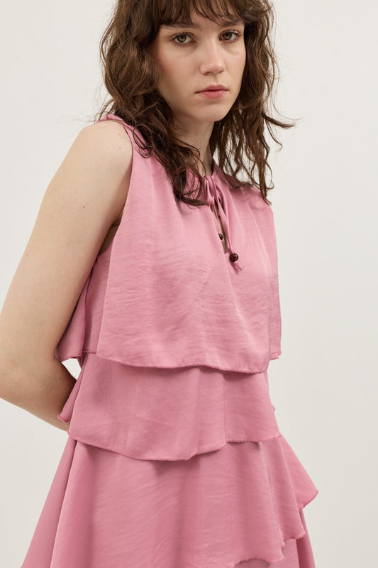 Women's Ruffled Mini Dress