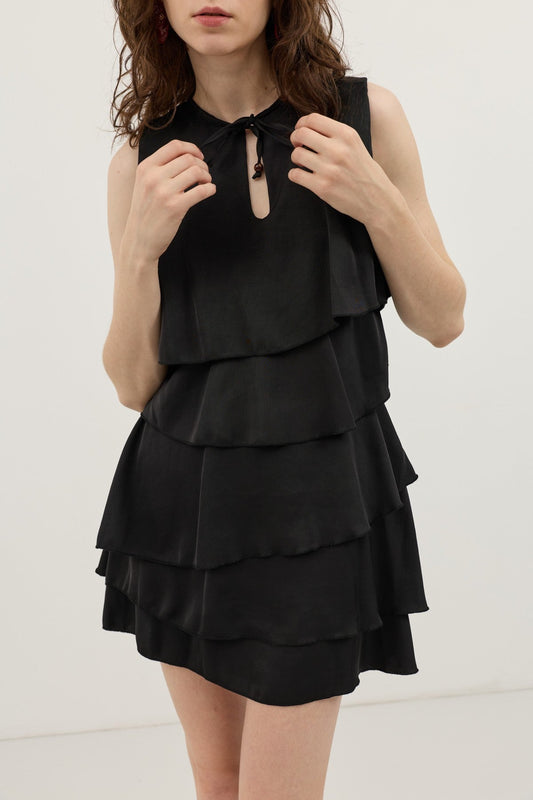 Women's Ruffled Mini Dress