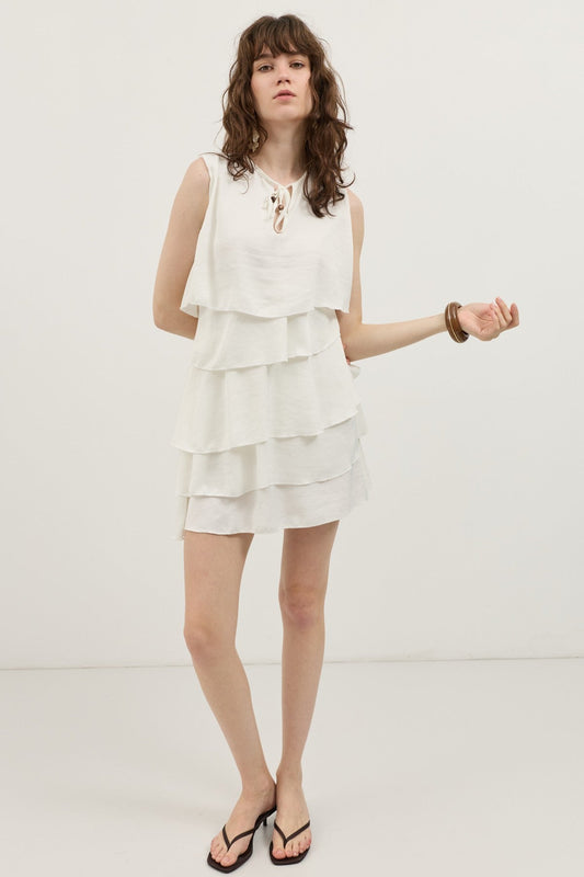 Women's Ruffled Mini Dress