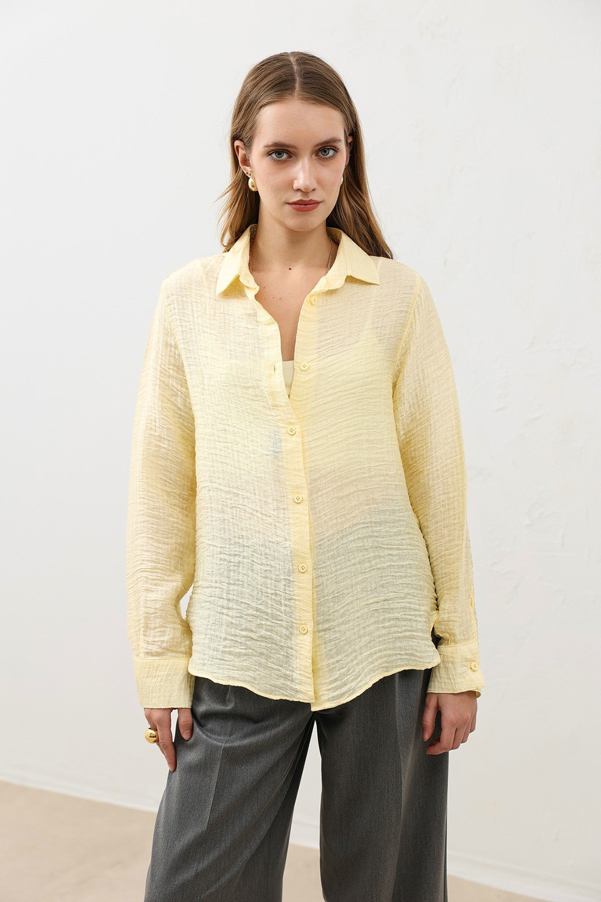 Antioch Draped Muslin Women's Shirt