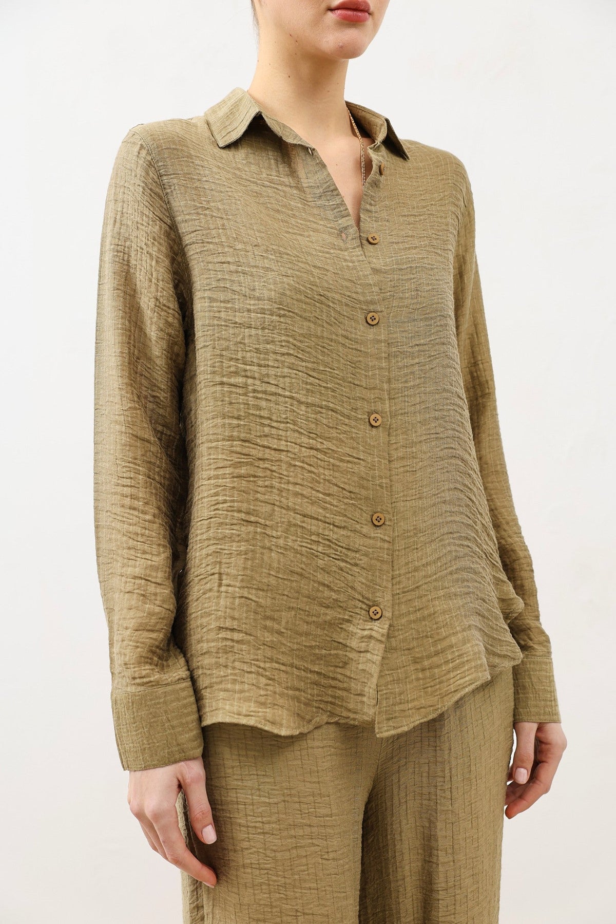 Flowy Muslin Women's Shirt
