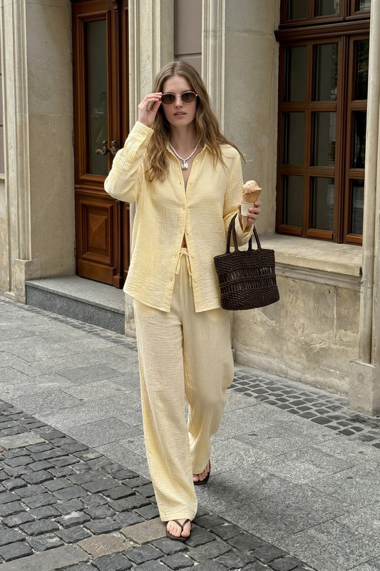 Antioch Draped Muslin Women's Shirt