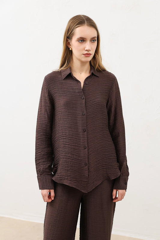 Antioch Draped Muslin Women's Shirt
