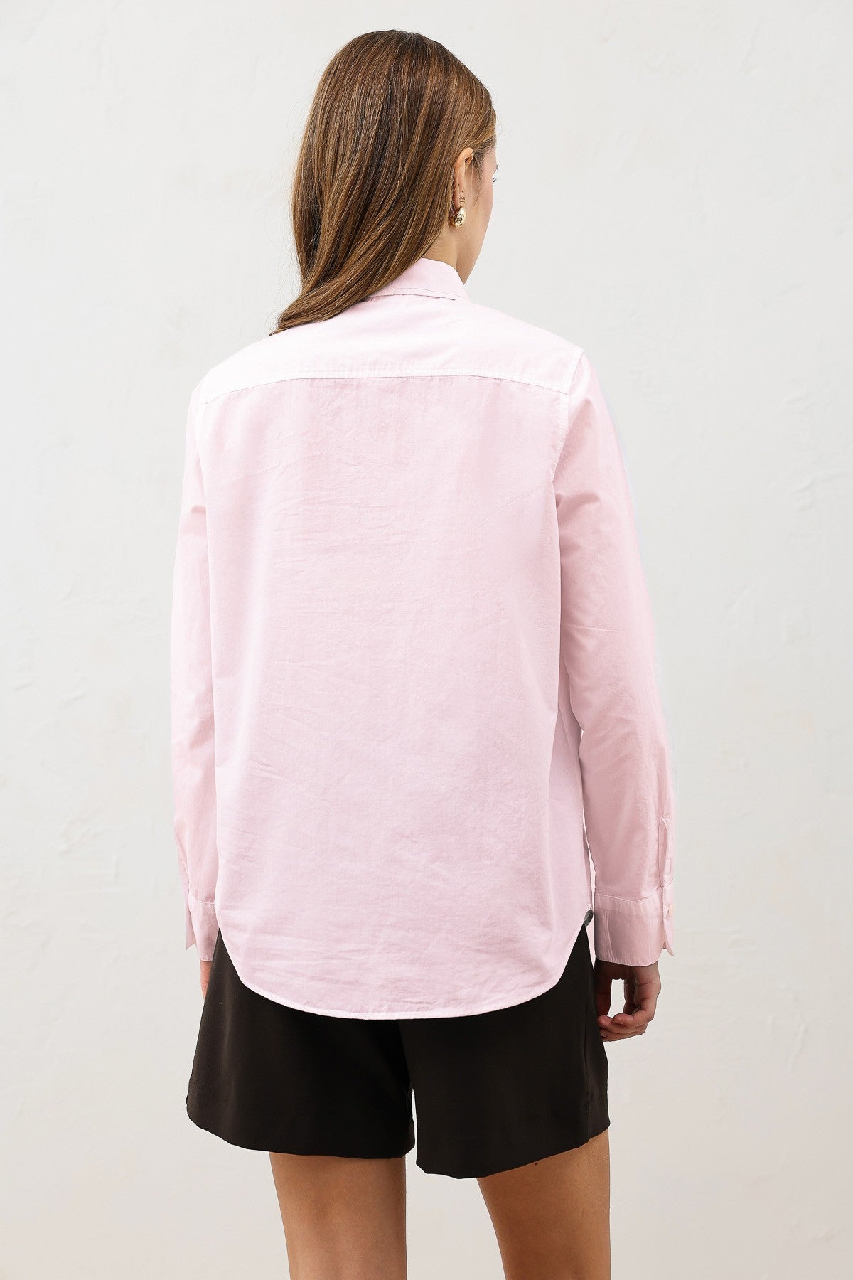 Antioch Poplin Shirt with Button Details