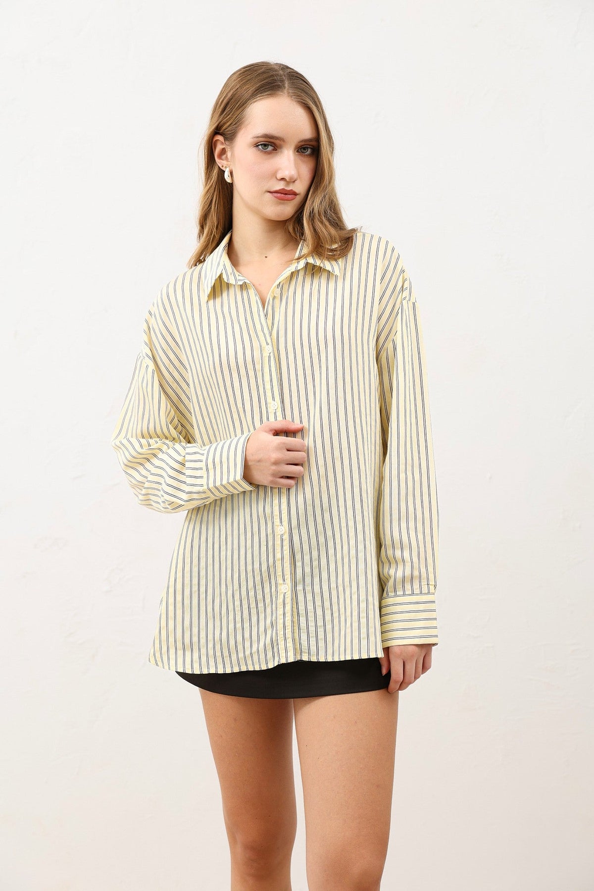 Antioch Oversized Striped Women's Shirt