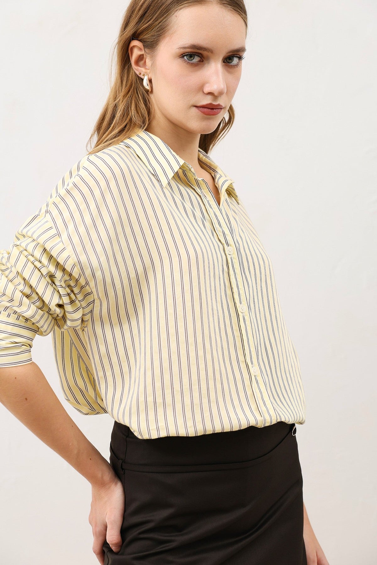 Antioch Oversized Striped Women's Shirt