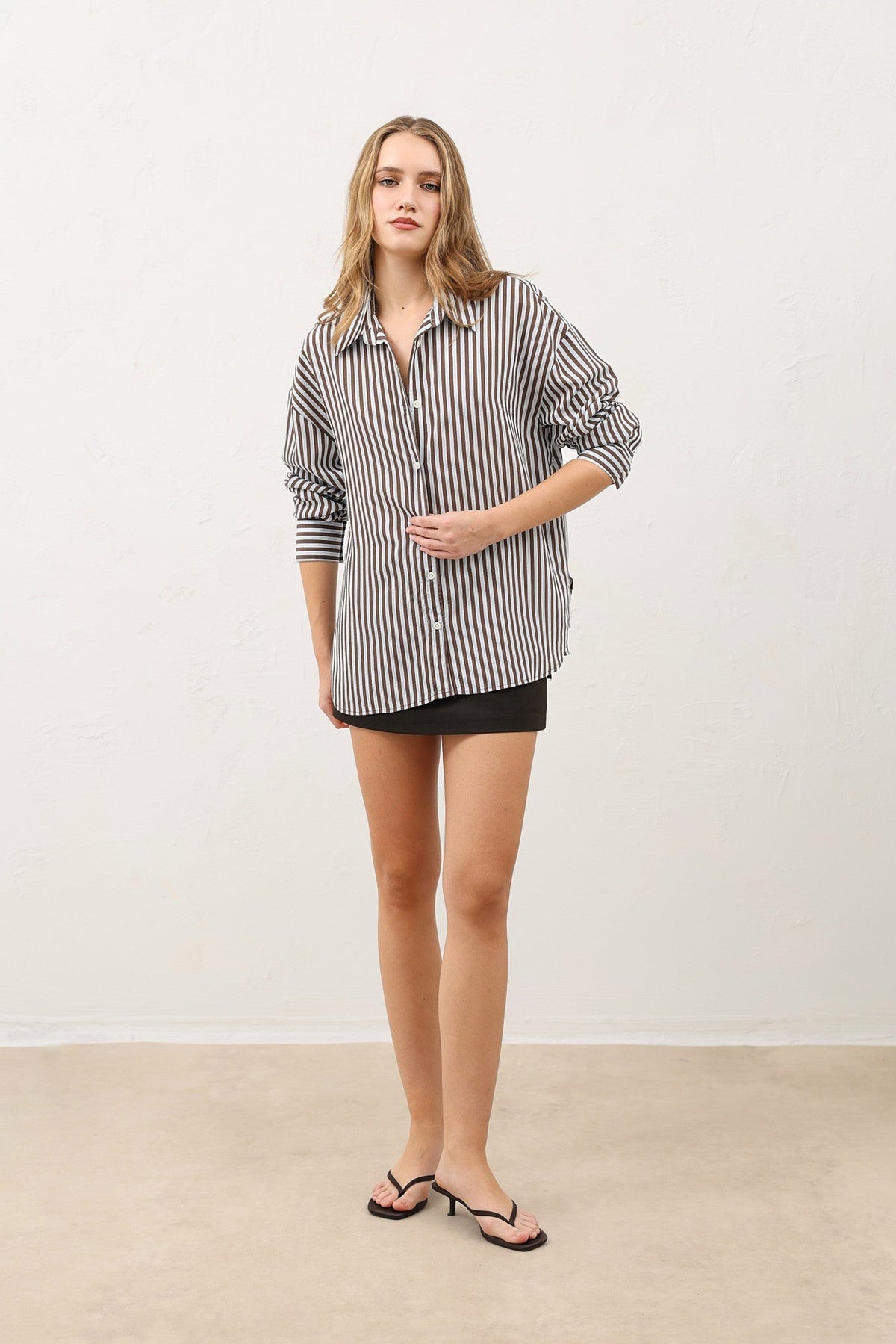 Antioch Oversized Striped Women's Shirt