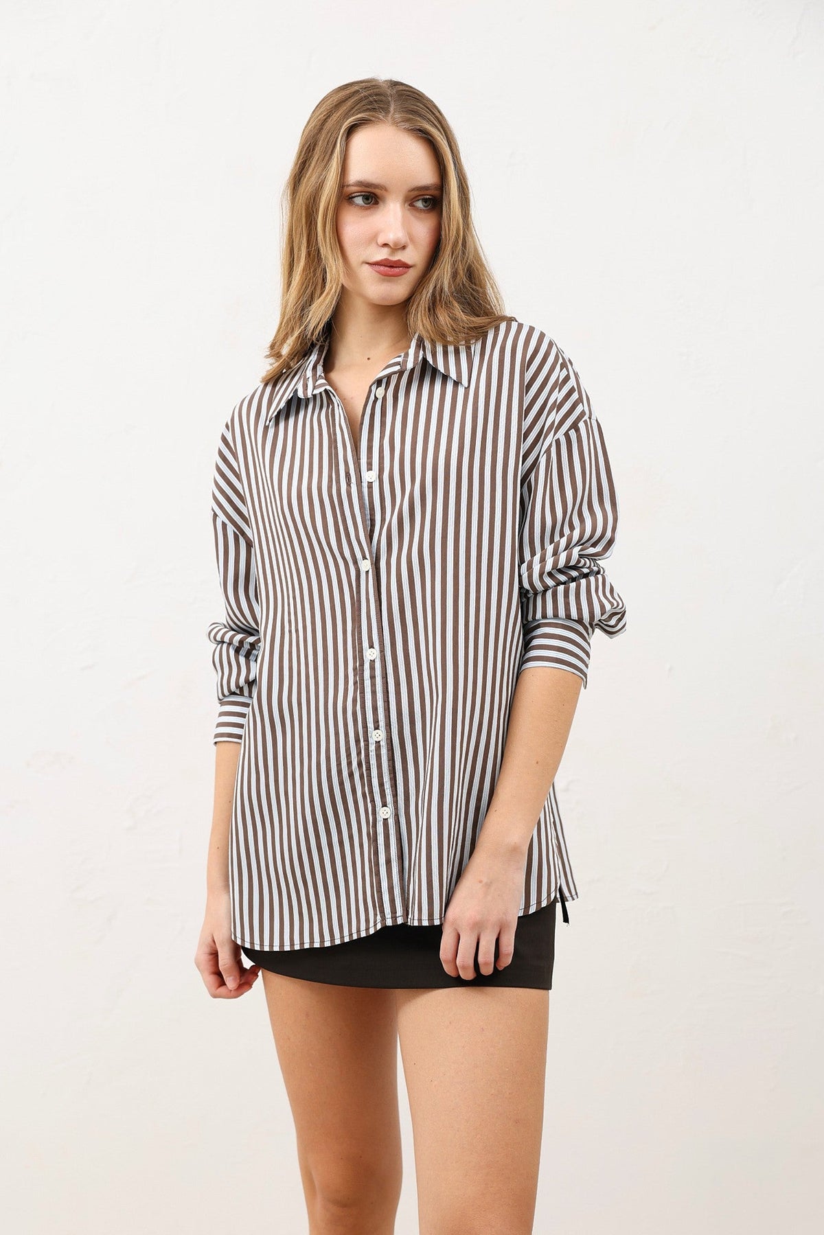 Antioch Oversized Striped Women's Shirt