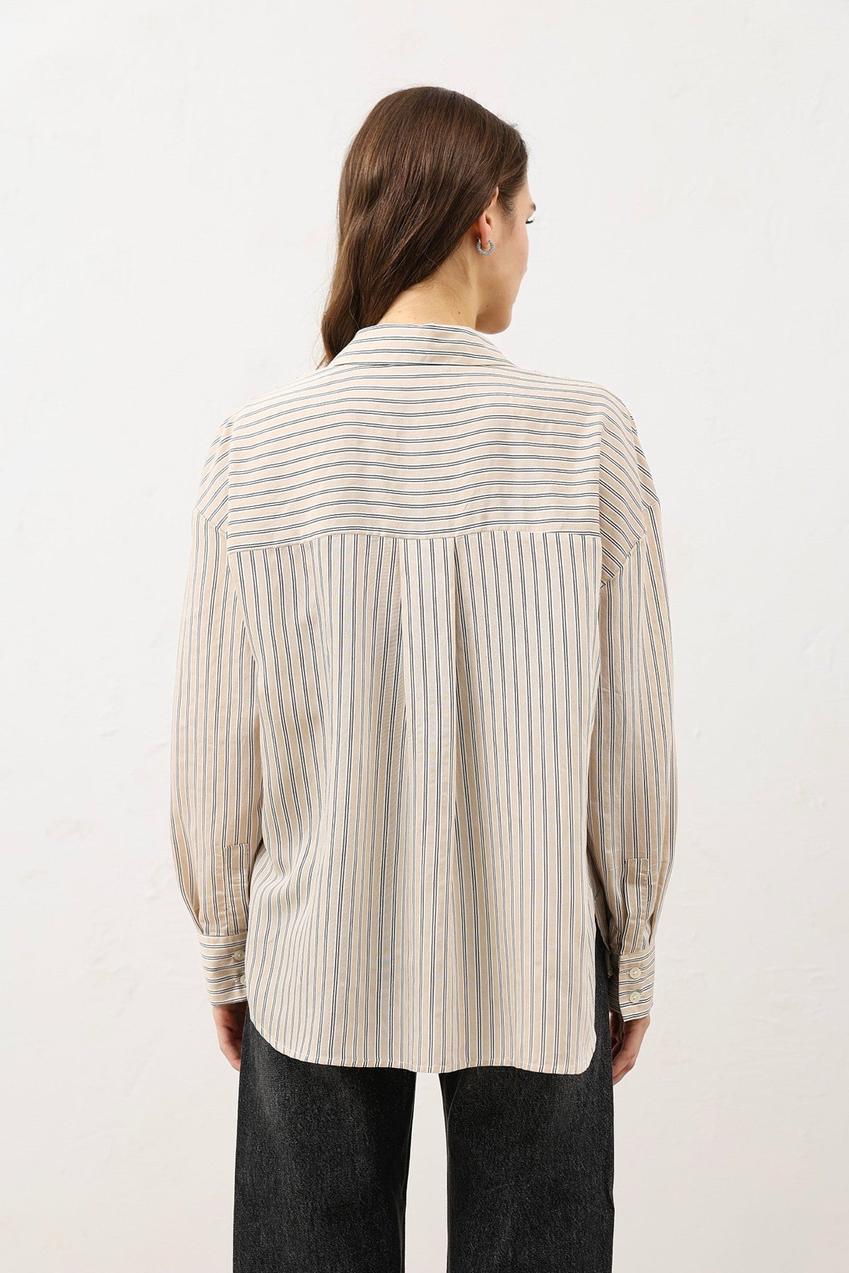 Antioch Oversized Striped Women's Shirt
