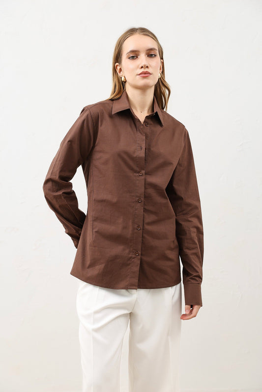 Basic Slim-Fit Women's Shirt