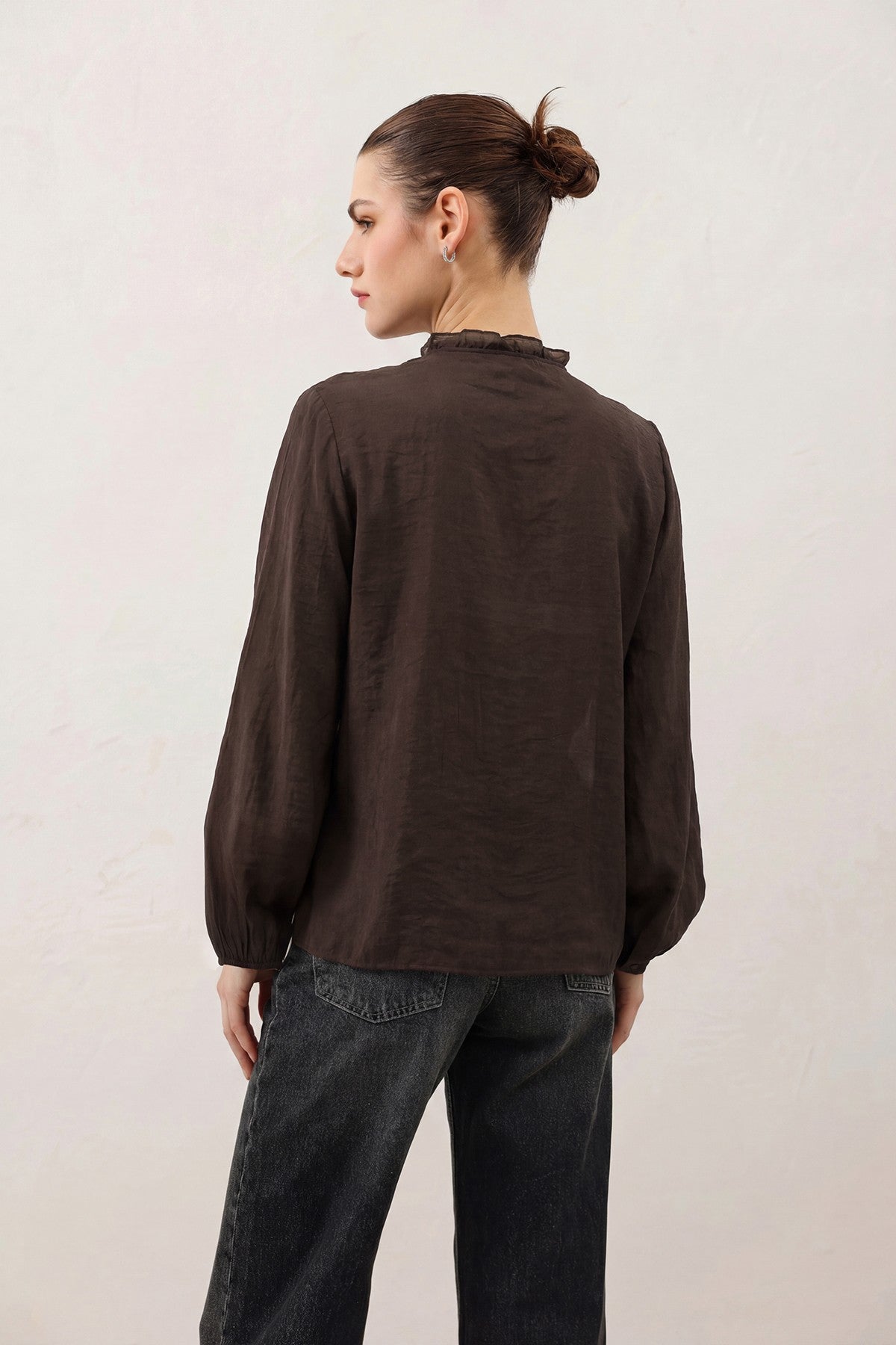 Women's Ruffled Shirt