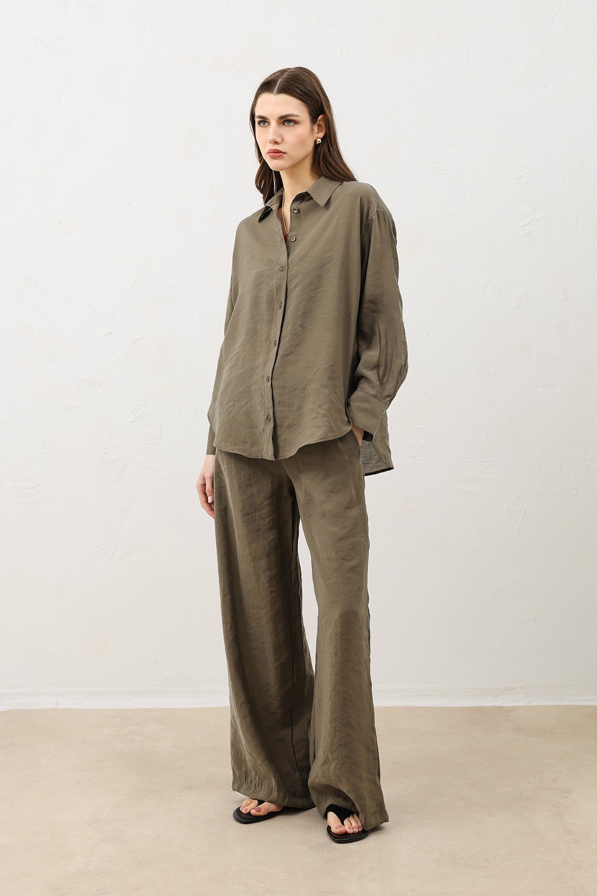 Antioch Draped Oversized Women's Shirt