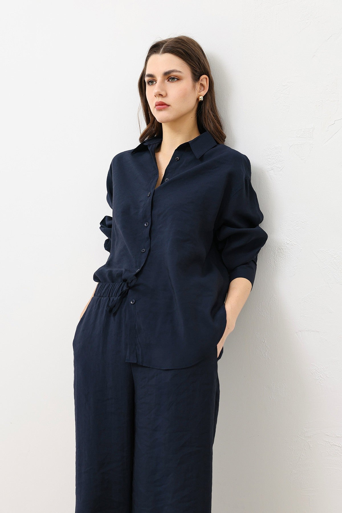 Antioch Draped Oversized Women's Shirt
