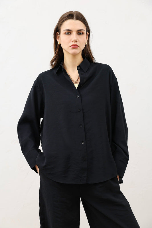 Antioch Draped Oversized Women's Shirt