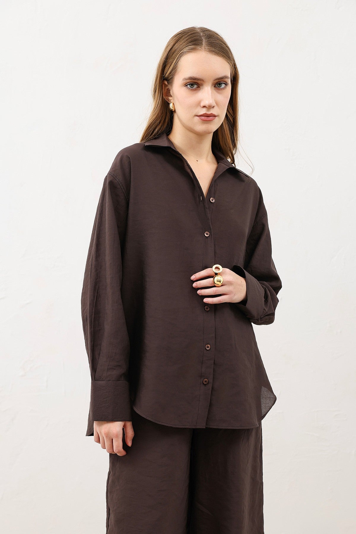 Antioch Draped Oversized Women's Shirt