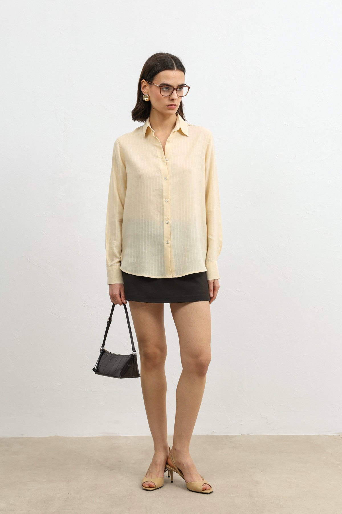 Antioch 100% Lyocell Striped Women's Shirt
