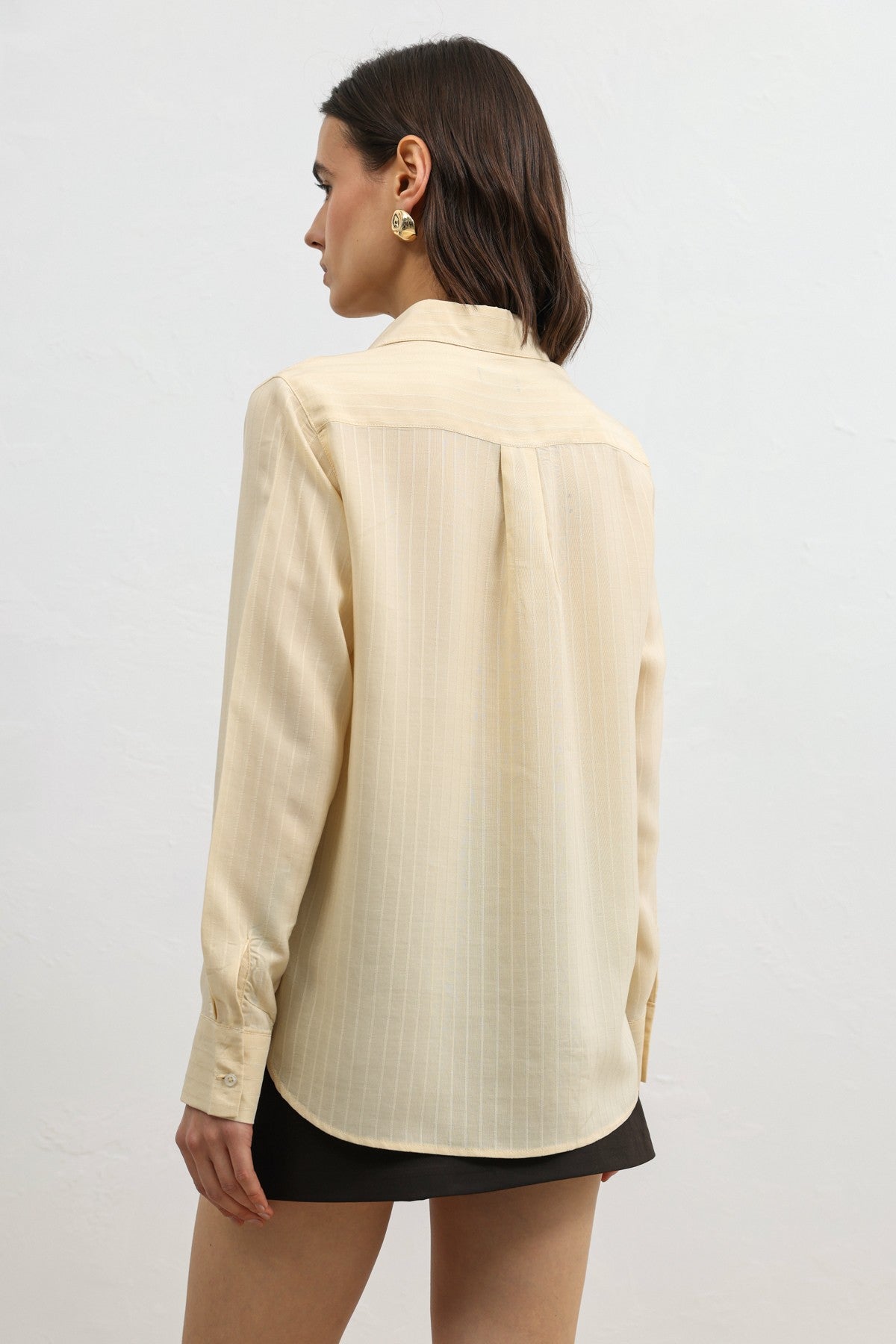 Antioch 100% Lyocell Striped Women's Shirt