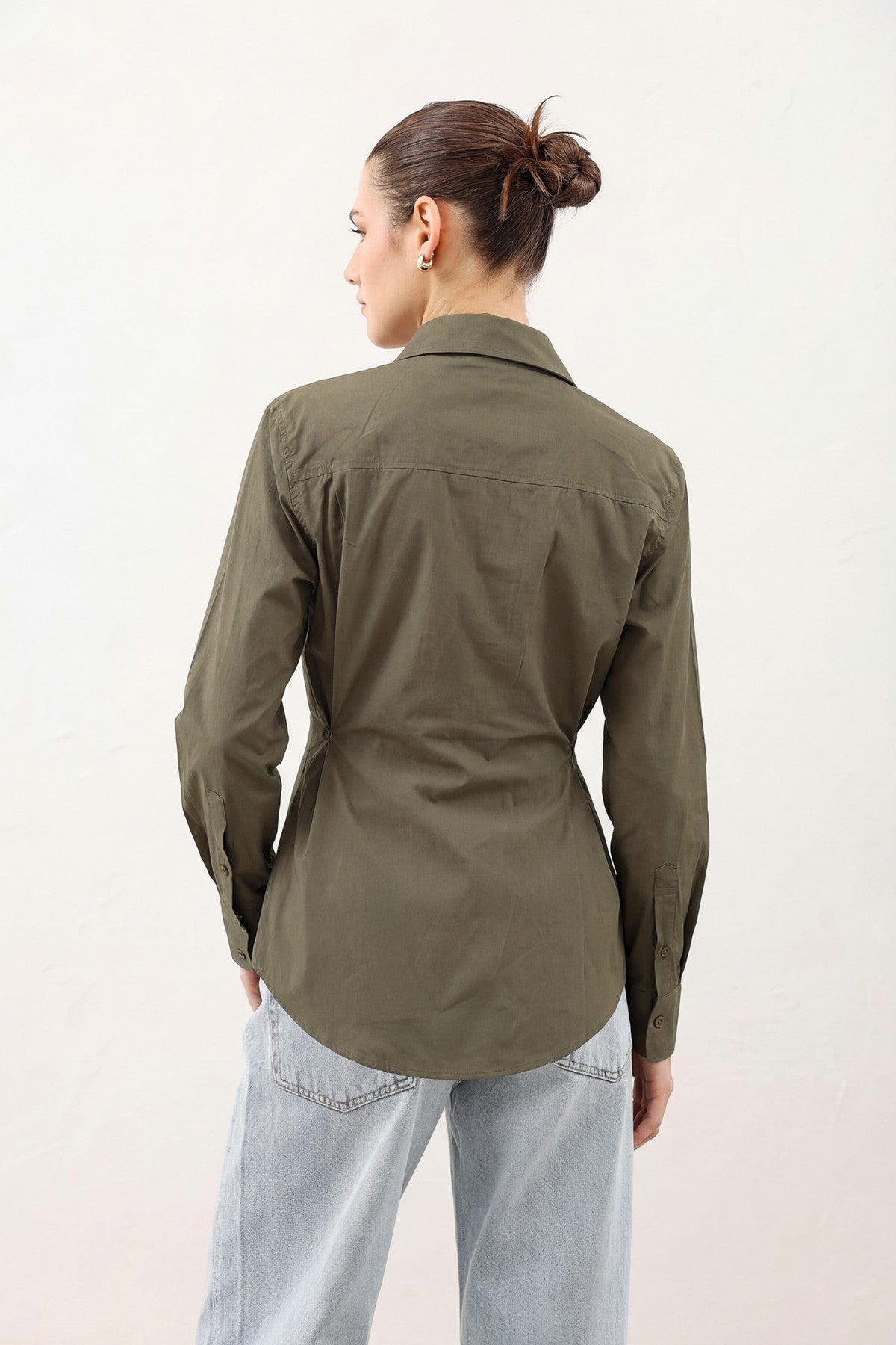 Antioch V-Neck Poplin Women's Shirt