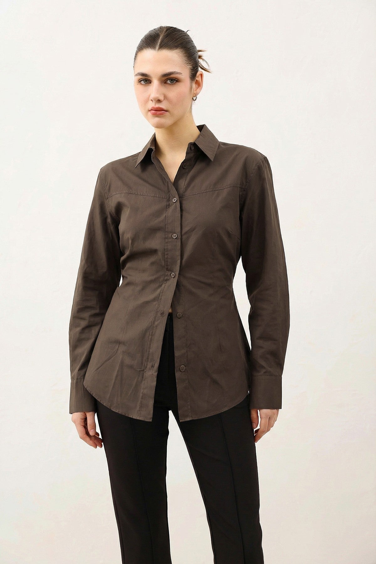 Antioch V-Neck Poplin Women's Shirt