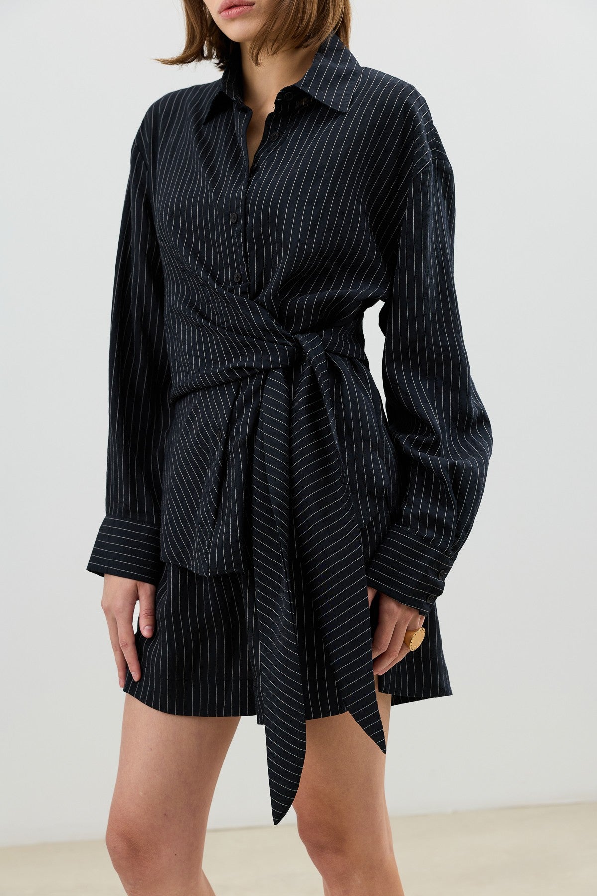 Antioch Women's Blouse with Modal Blend and Button-Down Collar