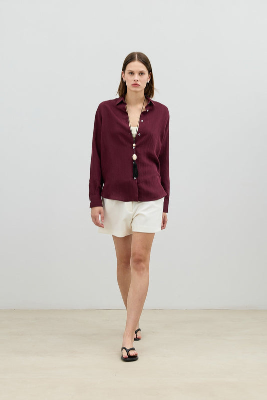 Antioch Women's Textured Shirt with Modal Blend