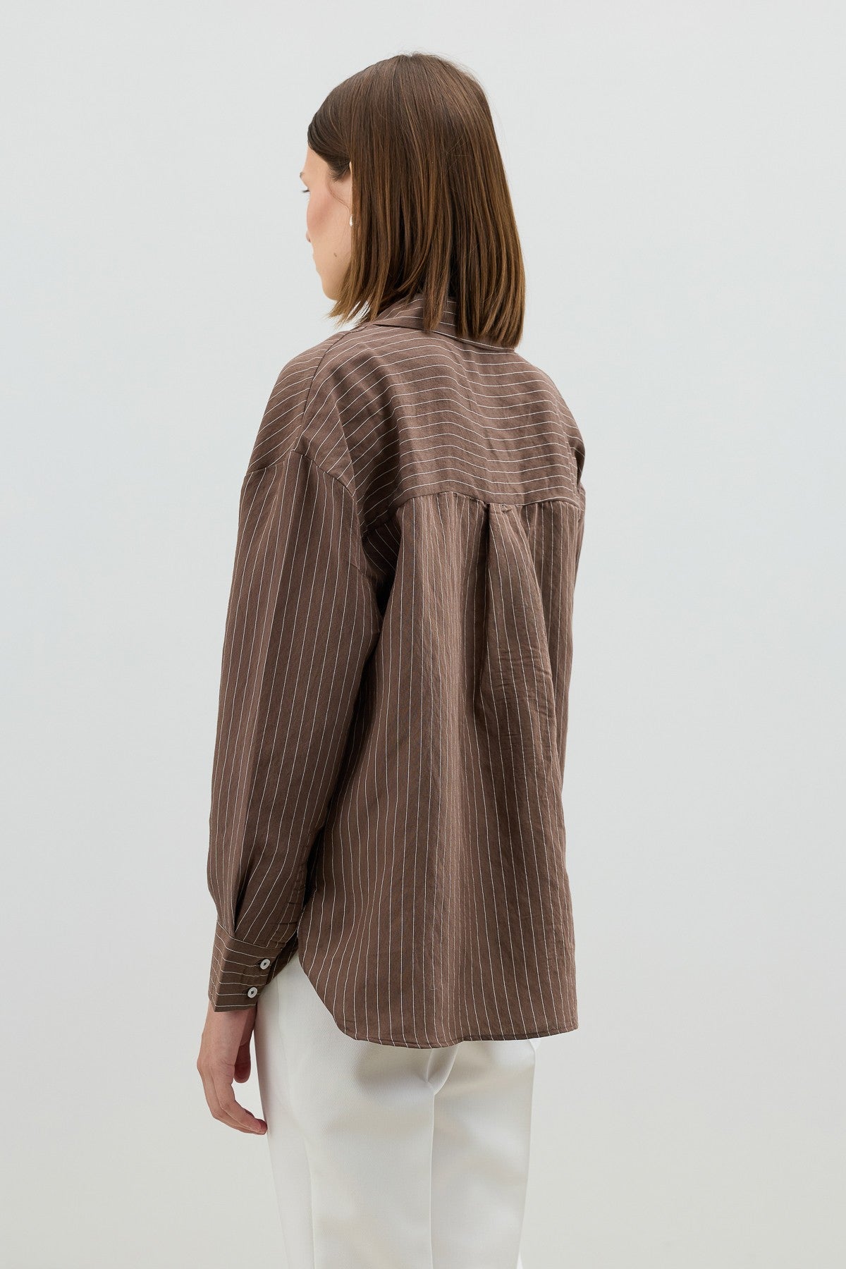 Antioch Women's Striped Shirt with Modal Blend