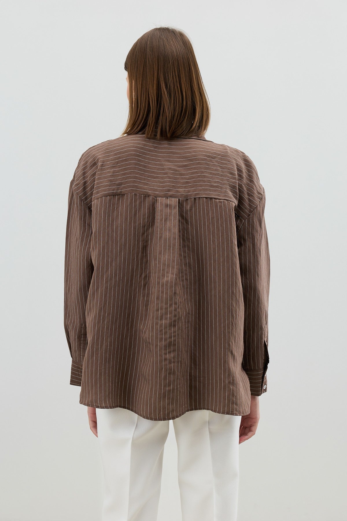 Antioch Women's Striped Shirt with Modal Blend