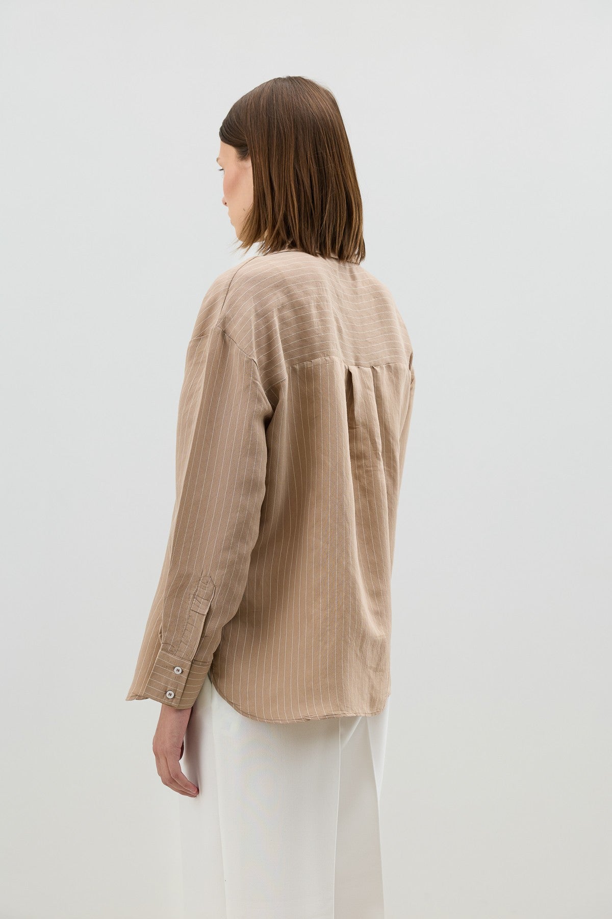 Antioch Women's Striped Shirt with Modal Blend