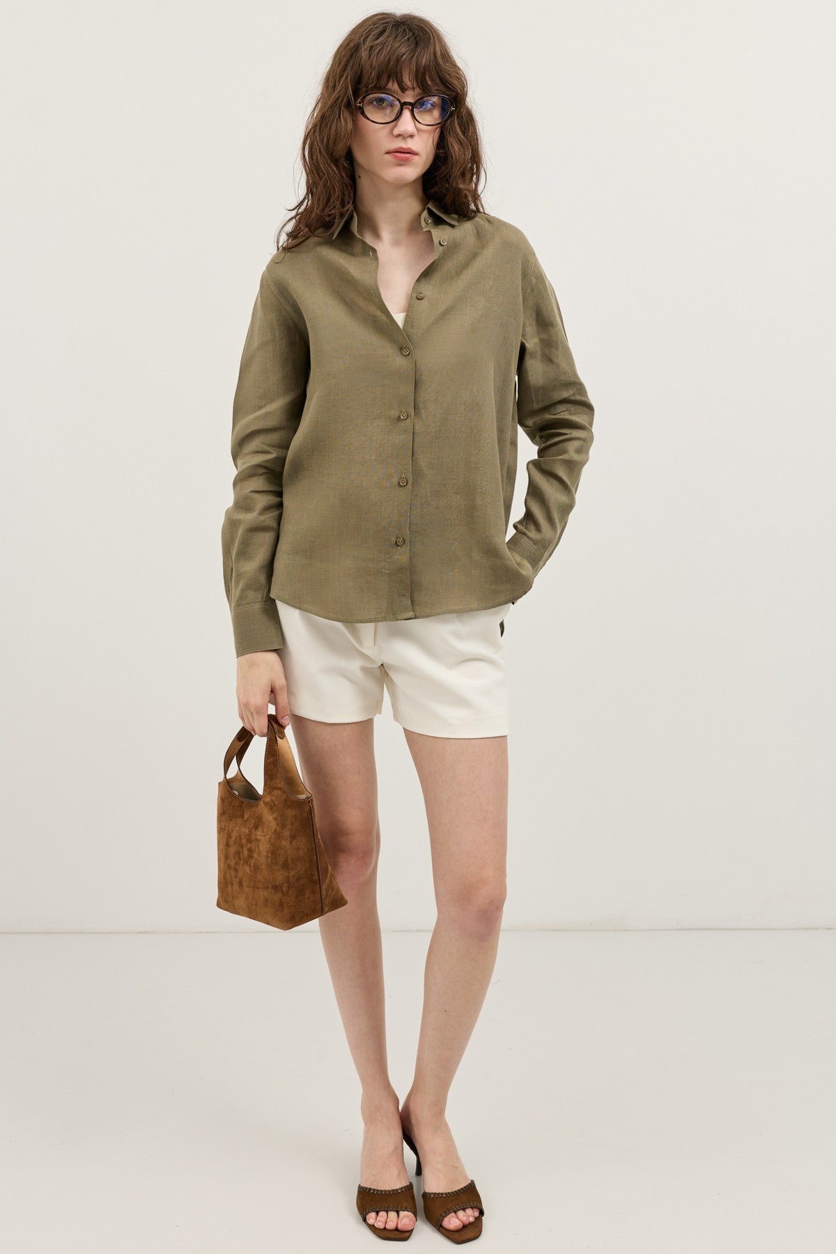100% Linen Women's Shirt