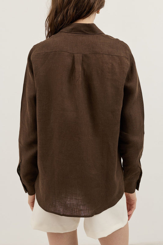 100% Linen Women's Shirt